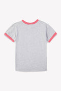 T-shirt - fille en coton biologique imprimé