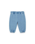 Pantalon - bébé fille denim 100% coton