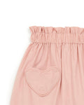 Skirt - Pink Heart pockets Girl 100% Cotton Douchka