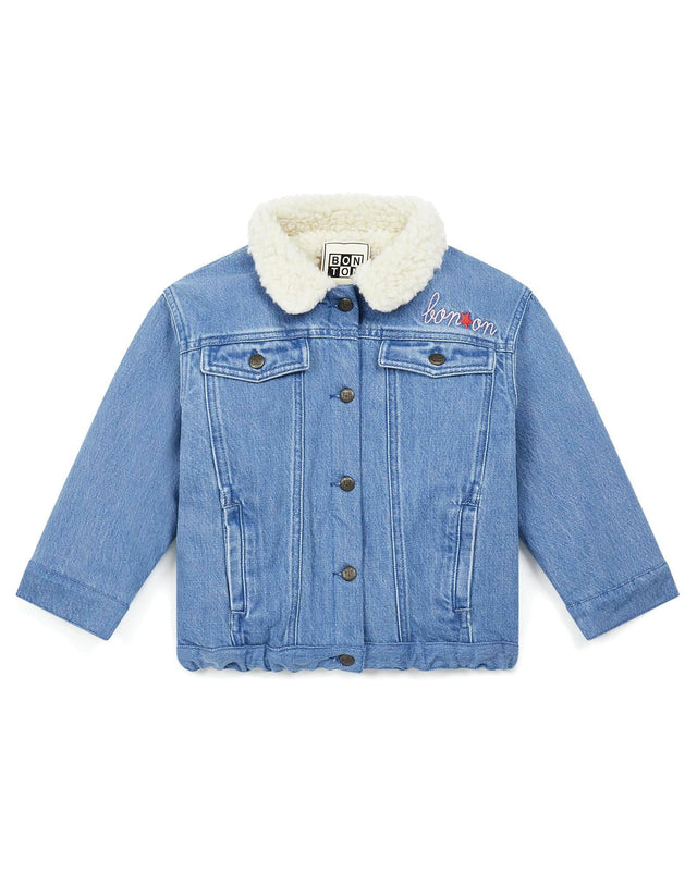 Veste - fille en jean 100% coton - Image principale