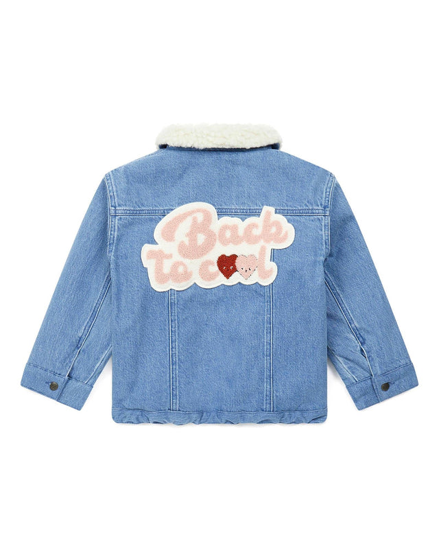 Veste - fille en jean 100% coton - Image alternative