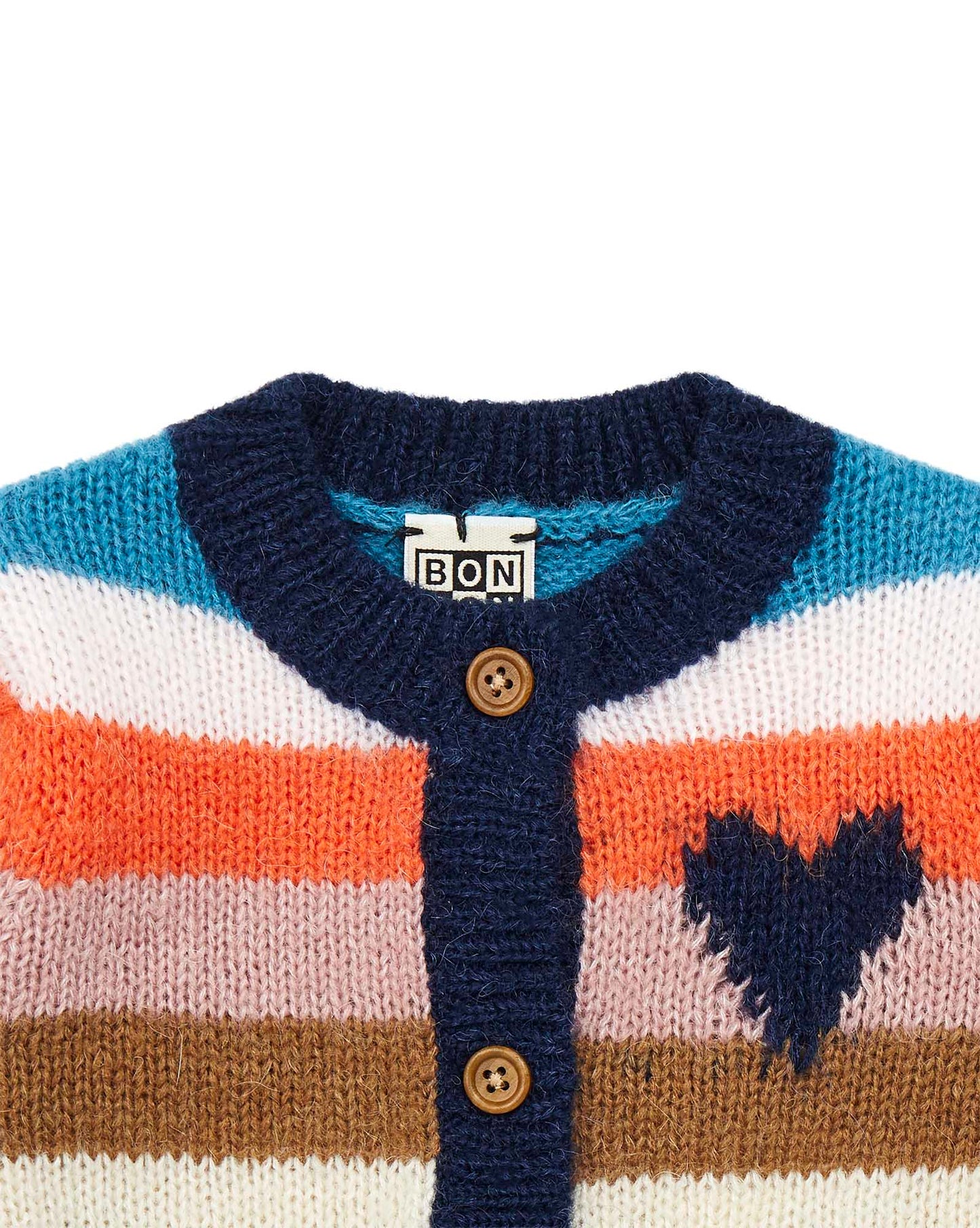 Gilet - bébé rayé multicolore