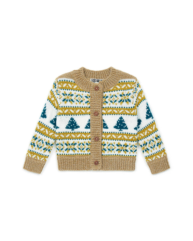 Cardigan - Baby Printed Jacquard Noël - Image principale