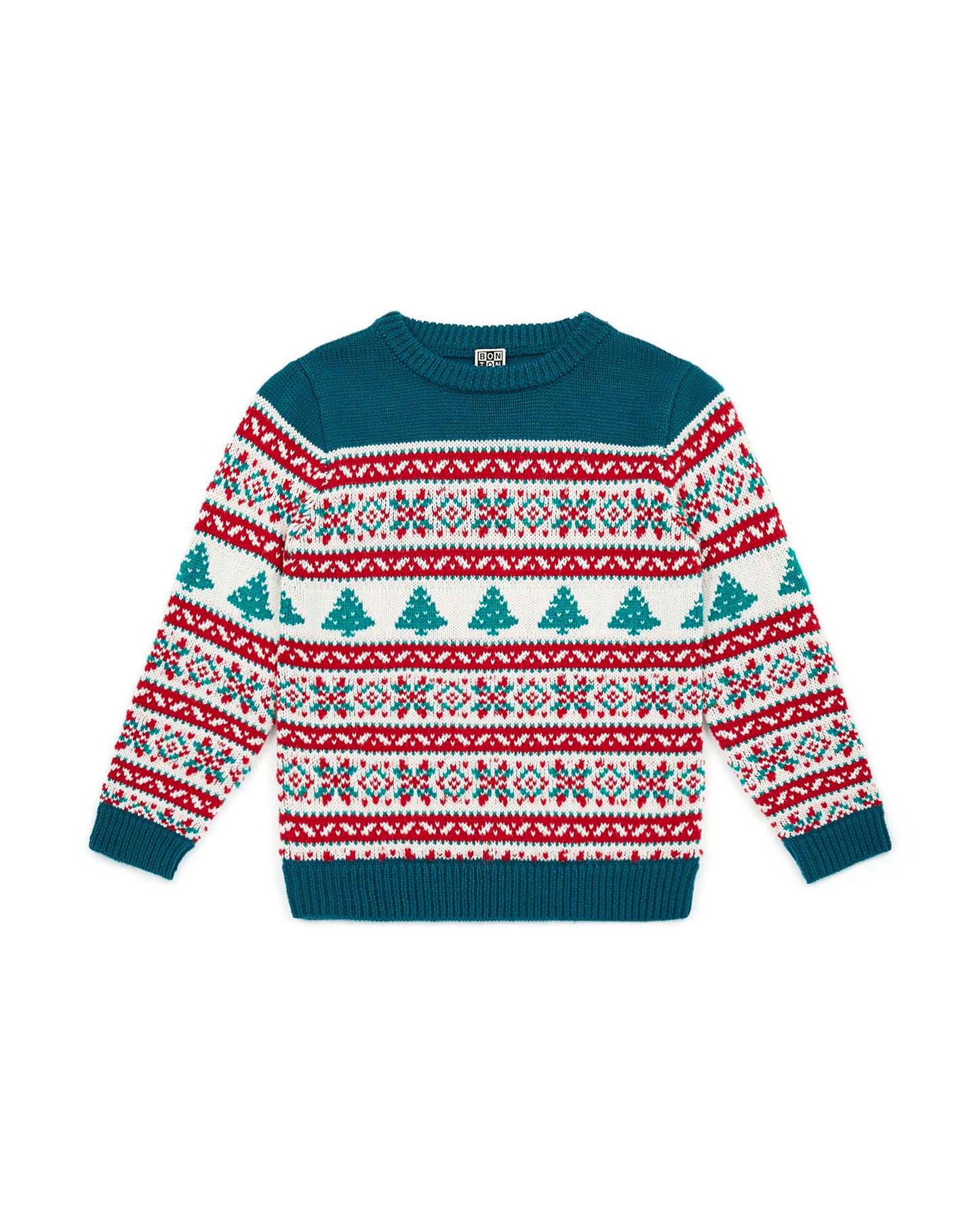 Sweater - Boyn Jacquard Christmas Print