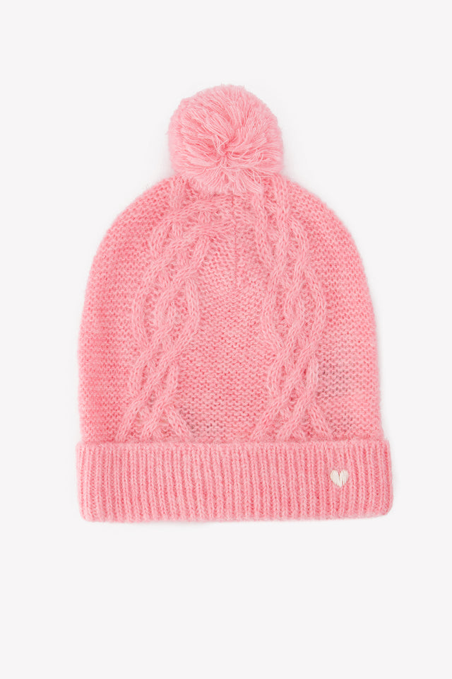 Beanie - Pompom Pink - Image principale