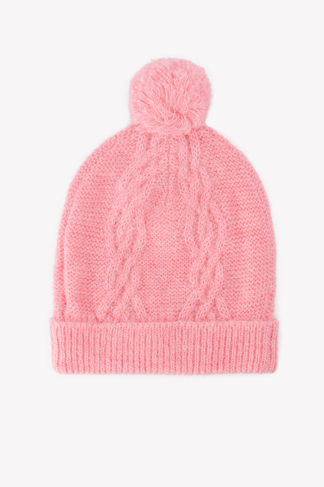 Beanie - Pompom Pink - Image alternative