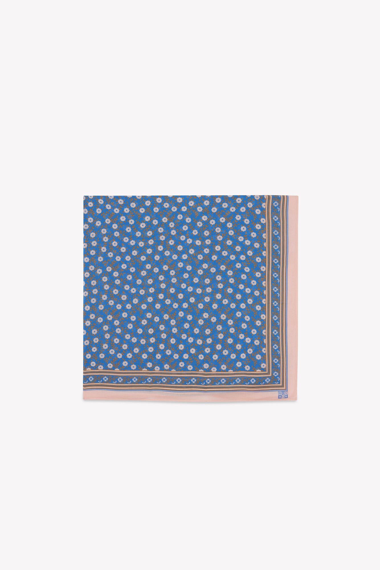 Foulard - Foulfleur Bleu 100cm