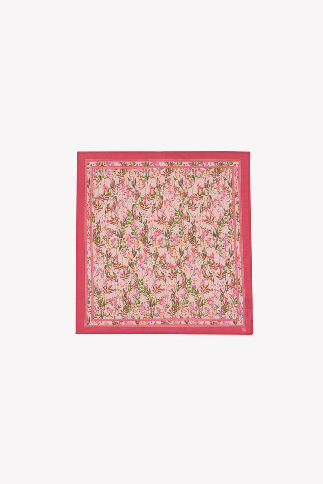 Scarf - light pink flower 50cm - Image principale