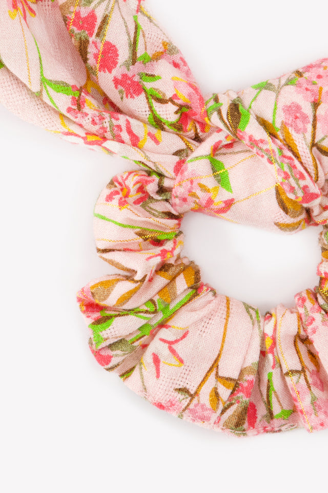 Scrunchie - Flower pink - Image alternative