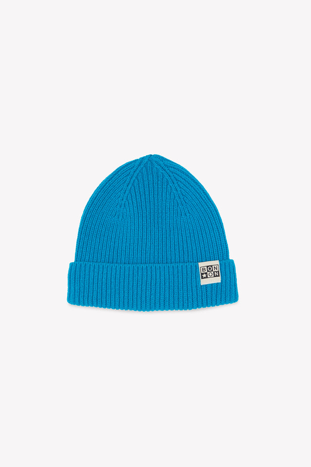 Beanie - Blue knitted - Image alternative