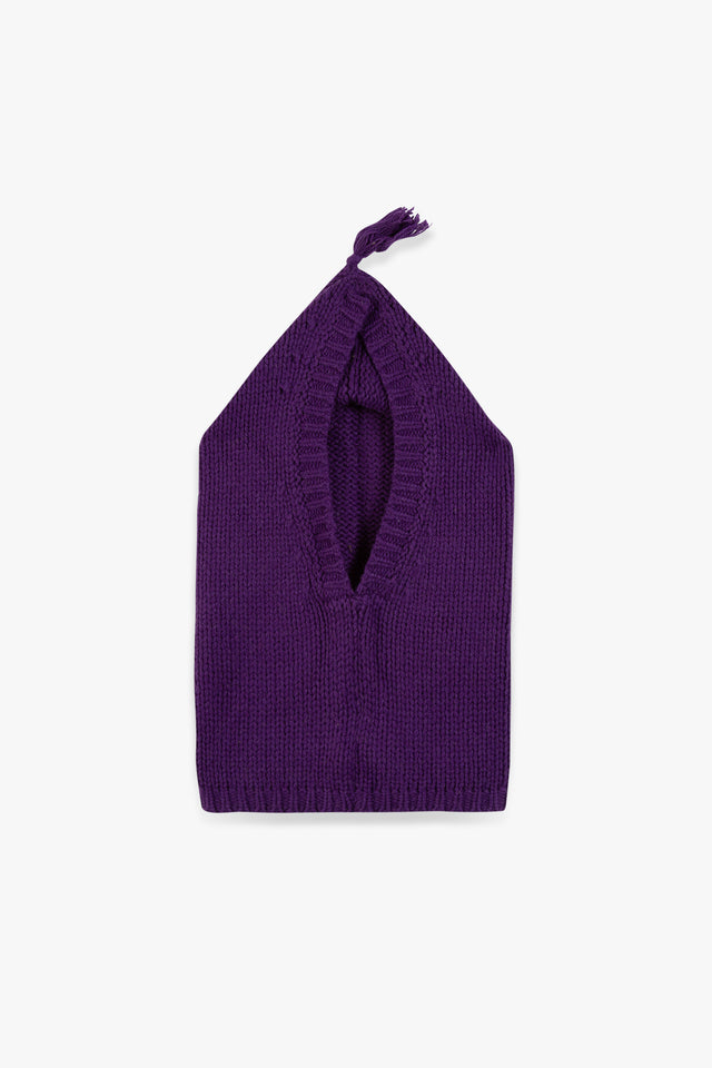 Cagoule - Violette en tricot - Image alternative