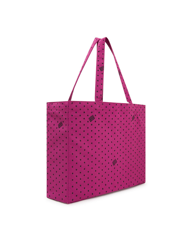 Middle Casas - Beth Fuschia Cotton Canvas Printe - Image principale