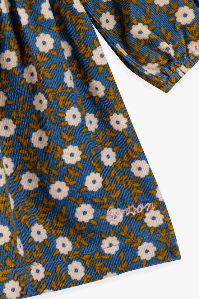 Dress - Flower -printed blue dada - Image alternative