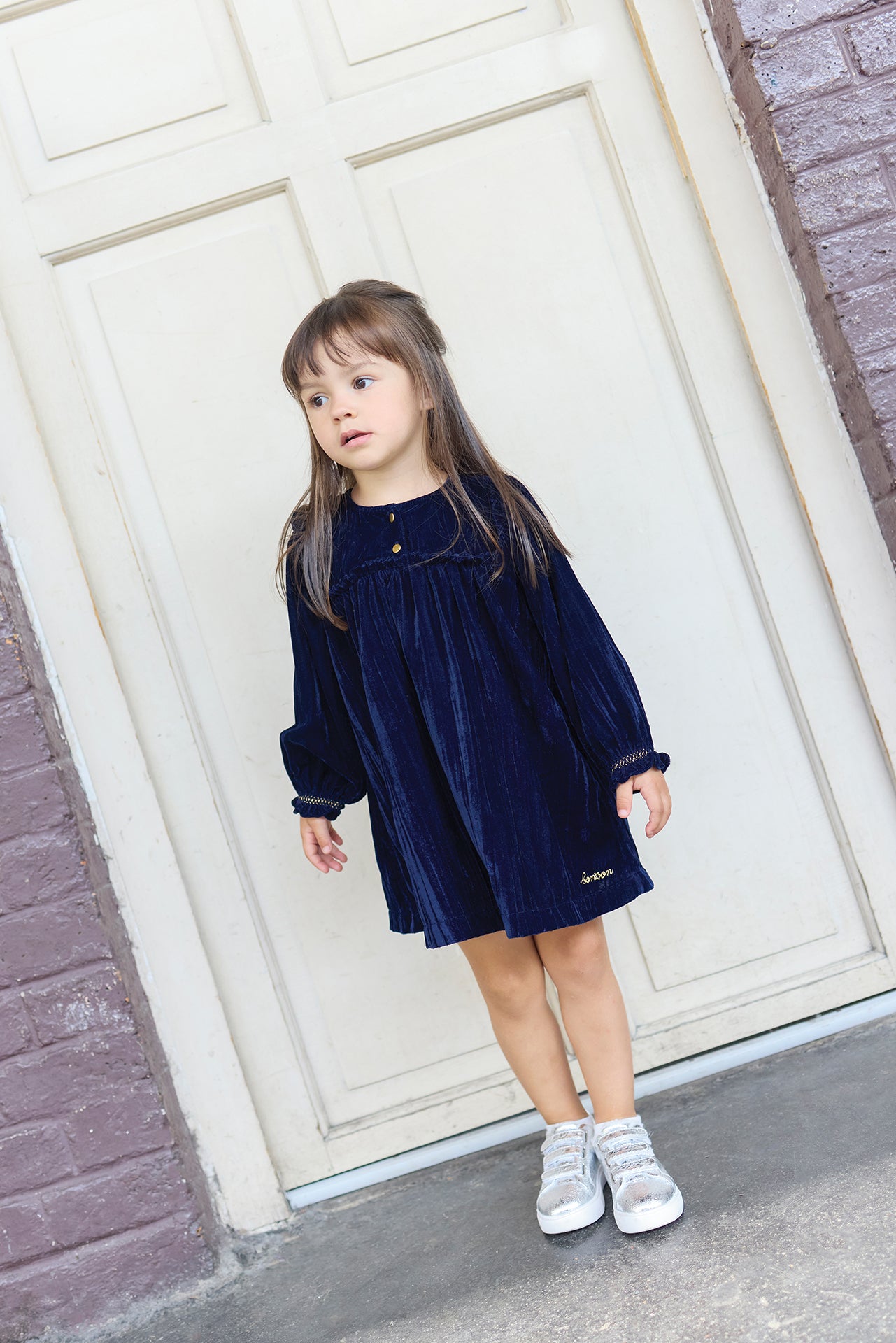 Robe - Douceur navy bonton