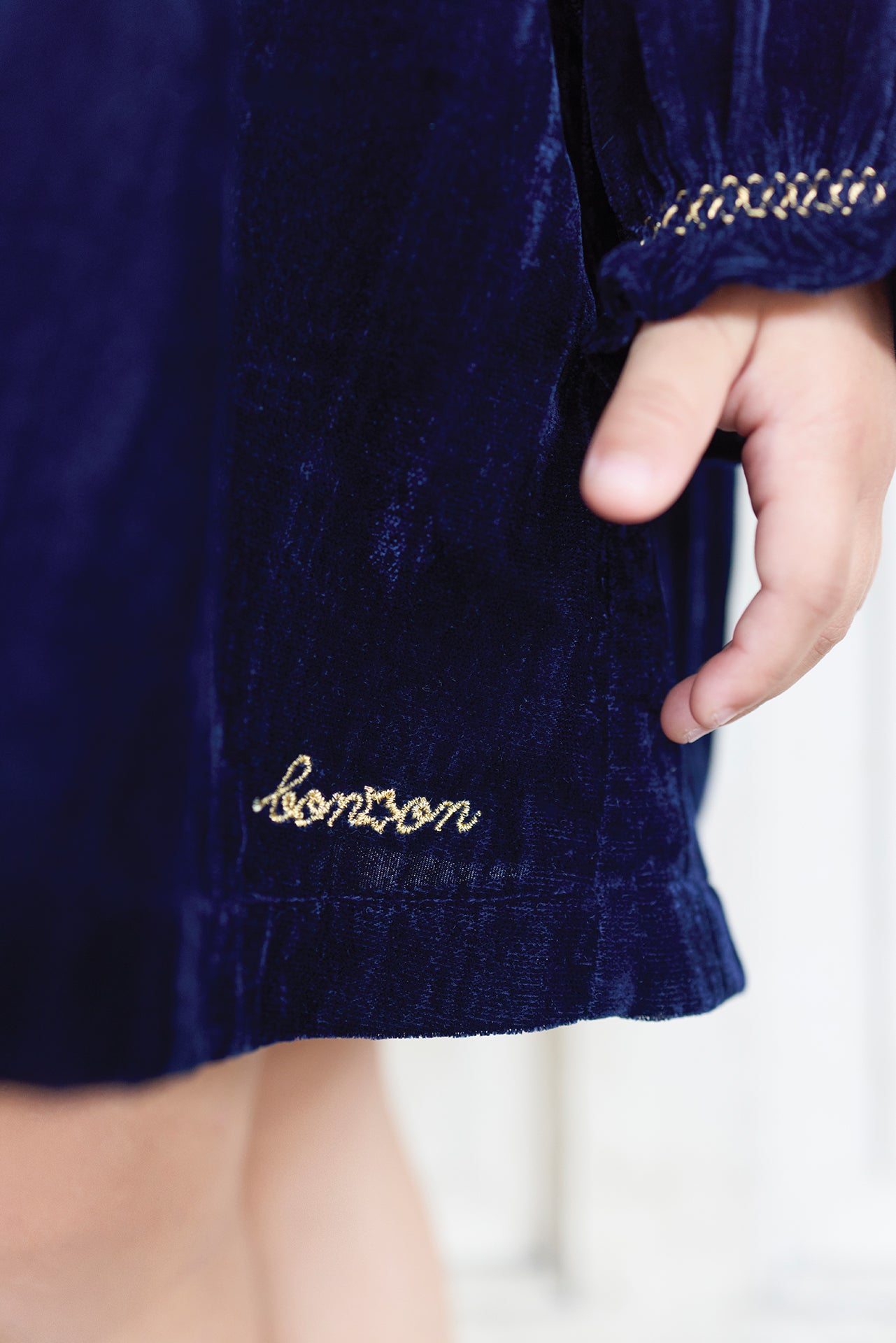 Robe - Douceur navy bonton