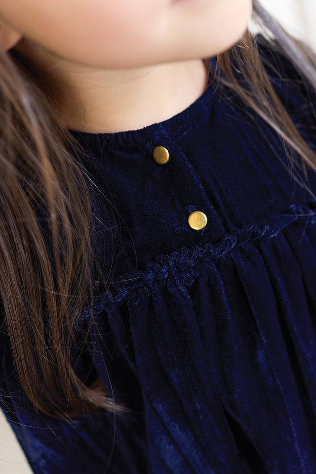 Robe - Douceur navy bonton - Image alternative