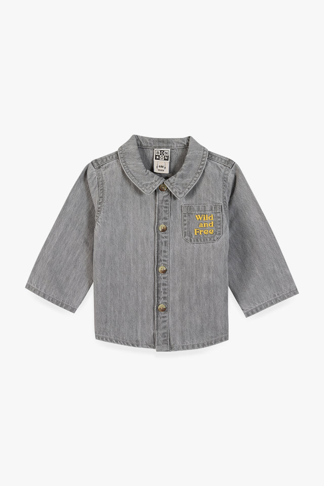 Shirt - Pan Chambray Gray - Image principale