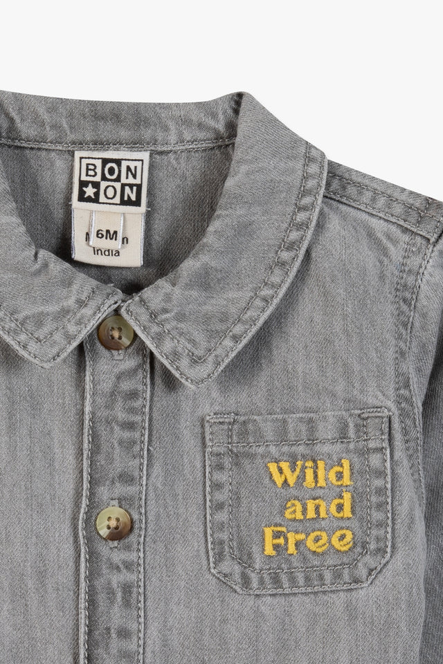 Shirt - Pan Chambray Gray - Image alternative