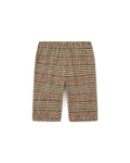 Trousers - Gino Brown Baby in checkered cotton