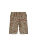 Trousers - Gino Brown Baby in checkered cotton