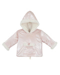 Coat - Baby pink truck in iridescent nylon