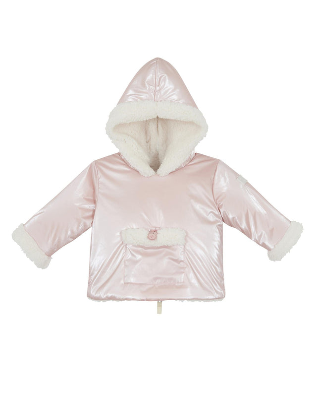 Manteau - Camion rose bébé en nylon irisé - Image principale