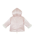 Coat - Baby pink truck in iridescent nylon