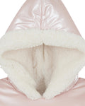 Coat - Baby pink truck in iridescent nylon