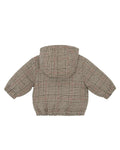 Veste - Balloon marron Bébé en tweed à carreaux