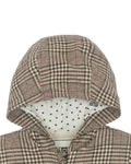 Veste - Balloon marron Bébé en tweed à carreaux