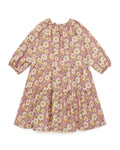 Dress - Félicie pink in cotton print flower daisy