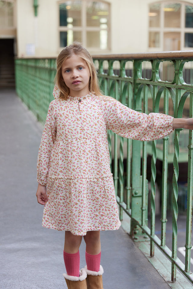 Dress - pink flower print - Image principale