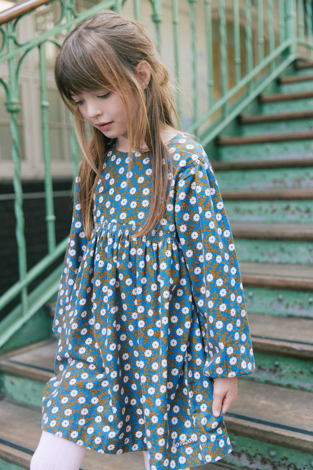 Dress - Jona Print flowery Blue - Image principale