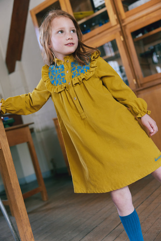 Dress - Retro yellow pennylane - Image principale