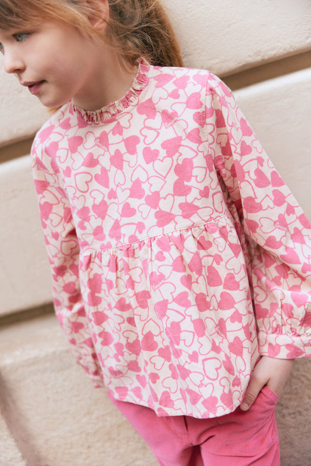 Blouse - Honey heart pattern - Image principale