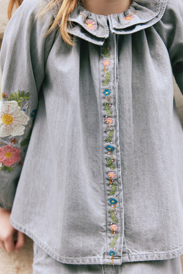 Blouse - Blush chambray gris - Image alternative