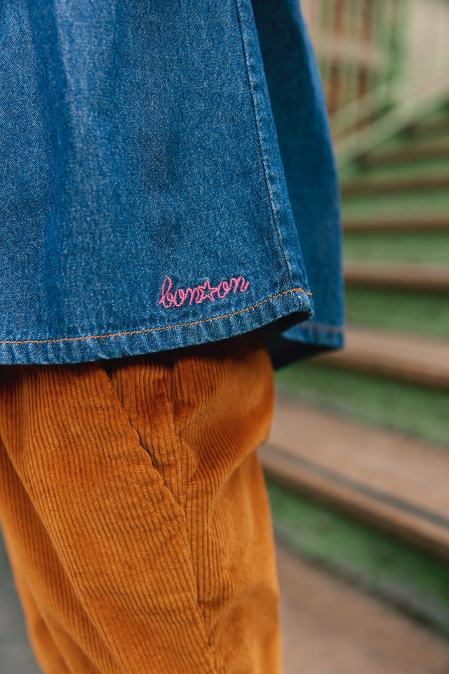 Blouse - Matelass blue chambray - Image alternative