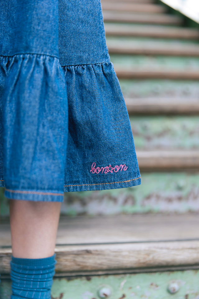 Skirt - Denon Chambray Bleu - Image principale