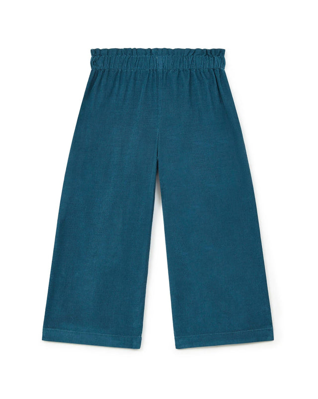 Trousers - Blue chacha velvet - Image principale