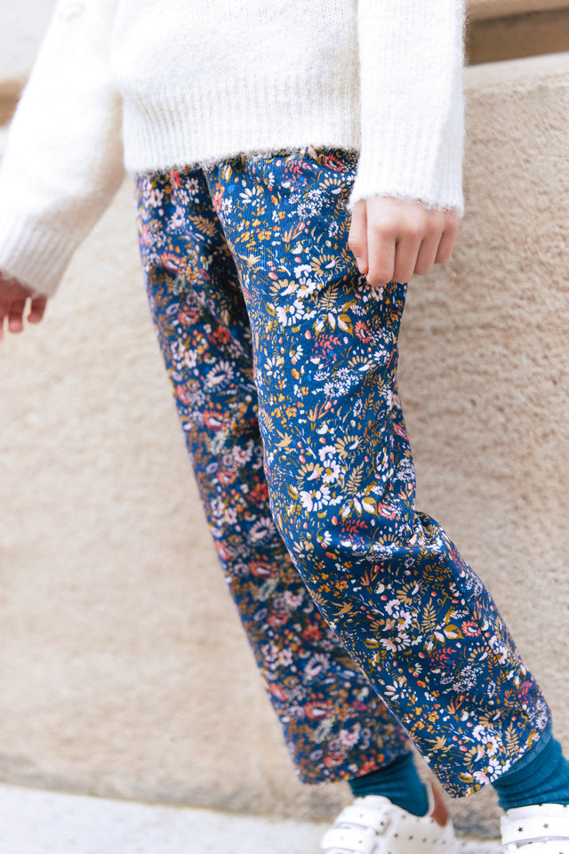 Trousers - Babylon printed Octuber Flower - Image principale