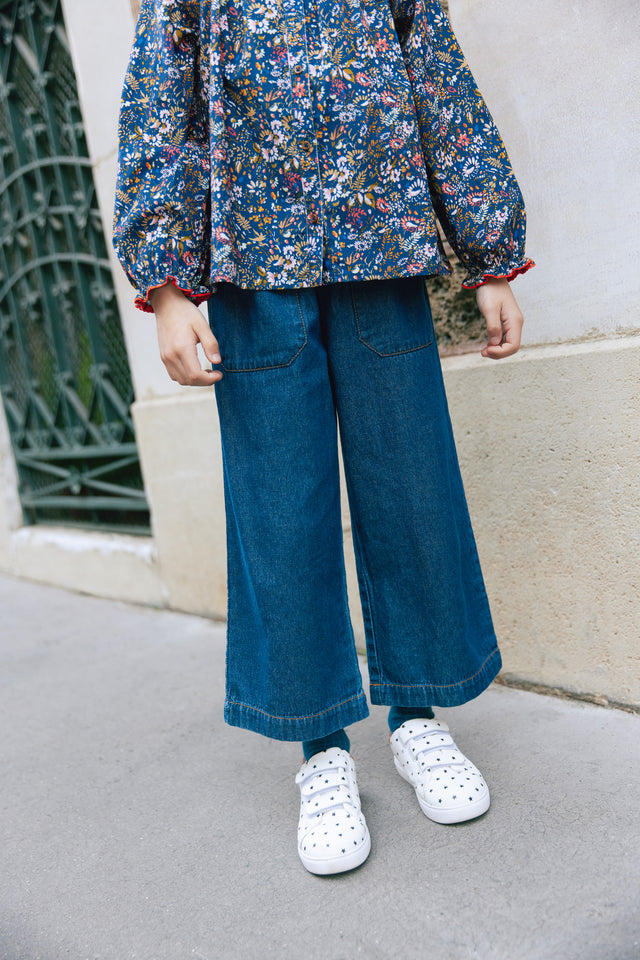 Trousers - Eve Chambray Dark - Image principale