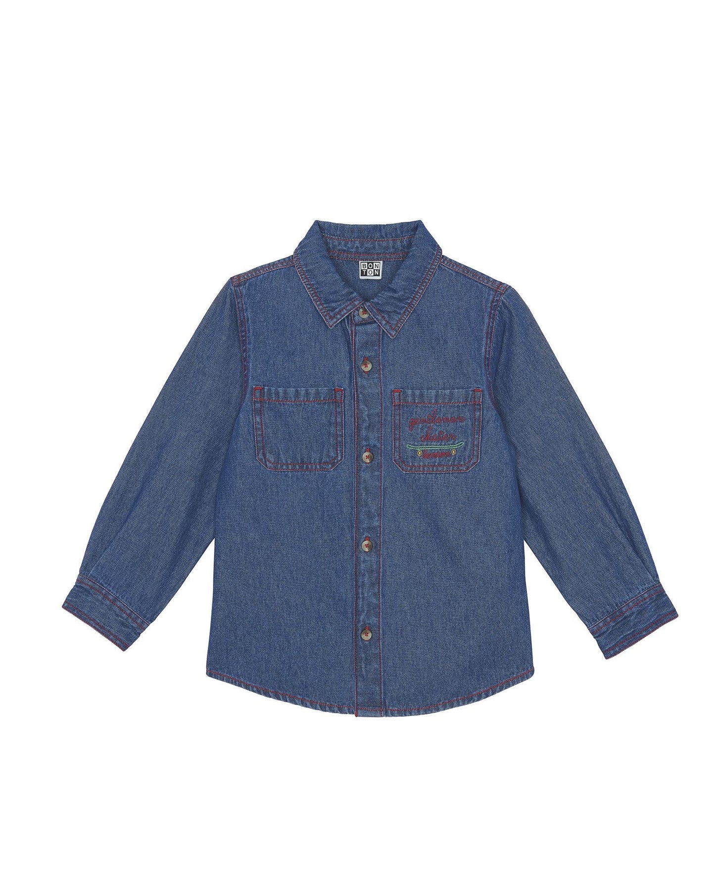 Shirt - Blue paname in denim