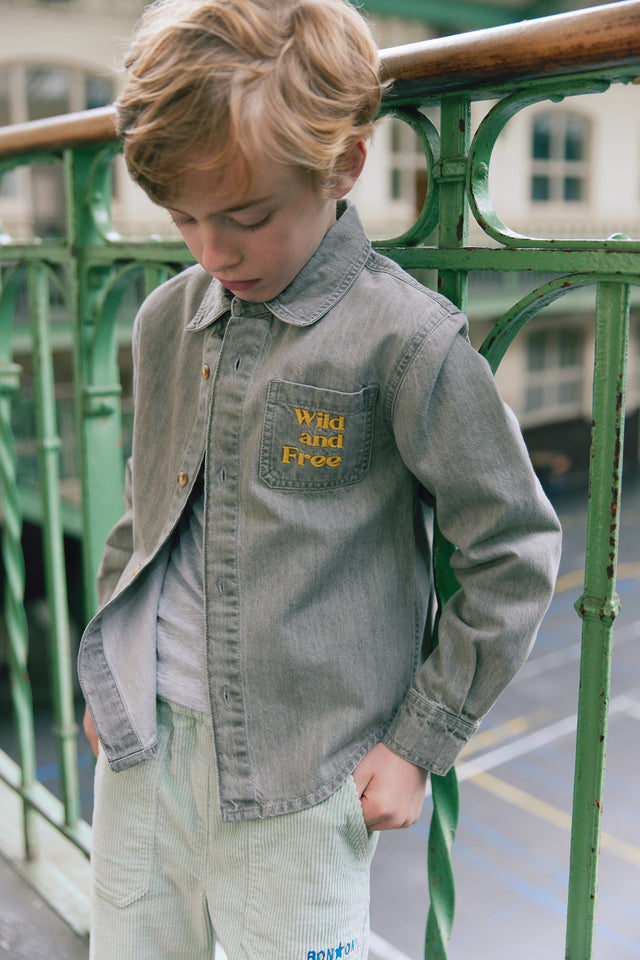 Shirt - Paname Chambray Gray - Image principale