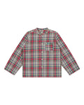 Shirt - Green internet checkered in cotton sail