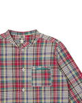 Shirt - Green internet checkered in cotton sail