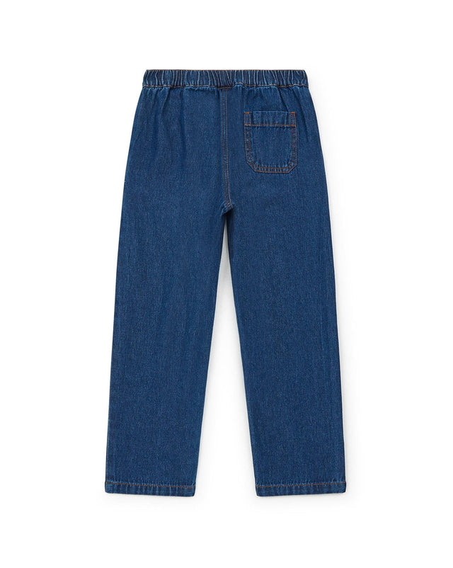 Pantalon - Batcha bleu en denim brut - Image alternative