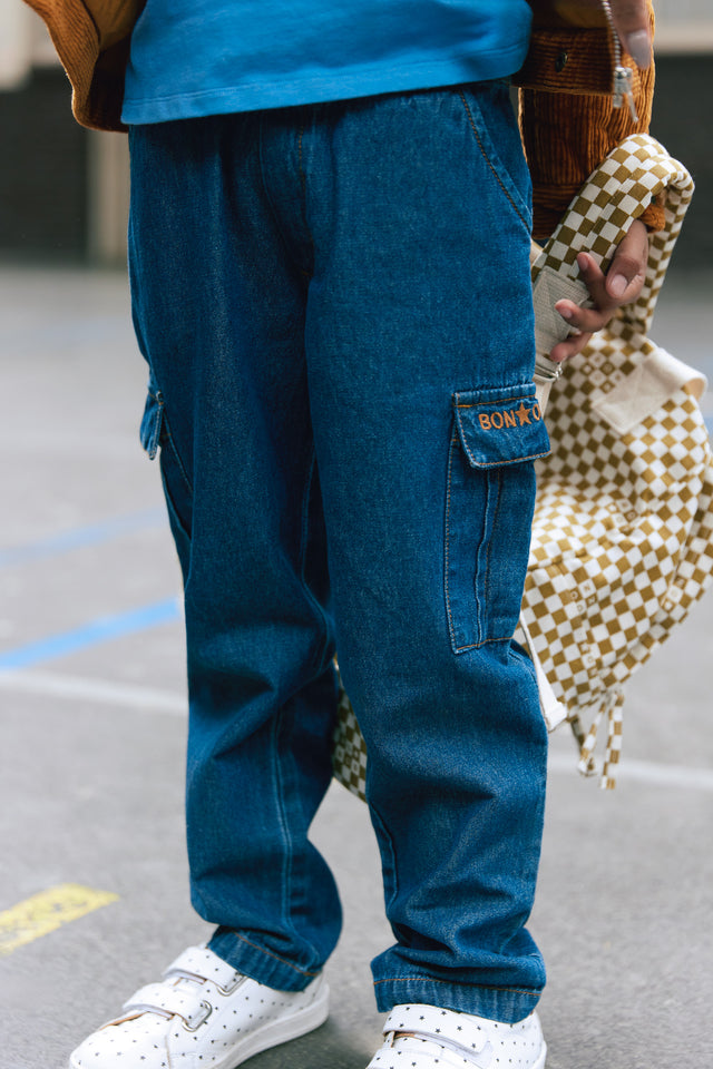 Pantalon - Fraggle chambray bleu - Image principale