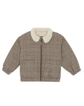 Jacket - Fritz Brown in tweed printed tile