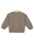 Jacket - Fritz Brown in tweed printed tile