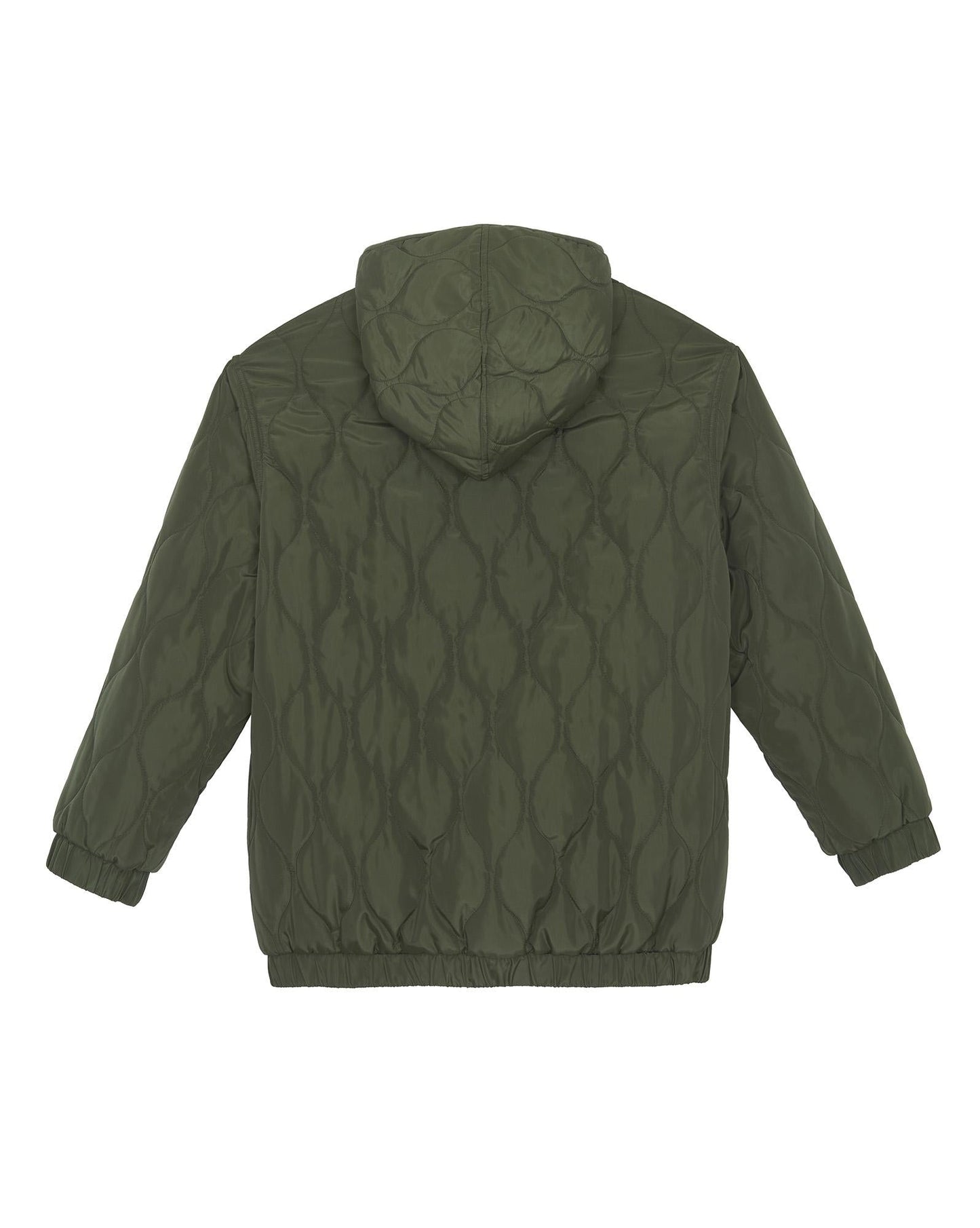 Parka - Green sailor B The Change Bi Reversible Material